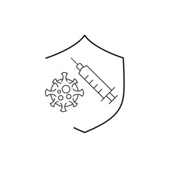 Bacteria icons symbol vector elements for infographic web