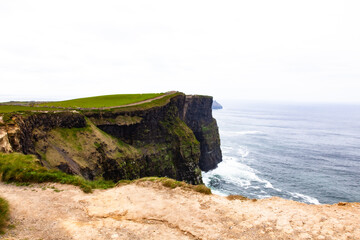 view of the cliffs in ireland