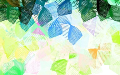 Light Multicolor vector texture with abstract forms.