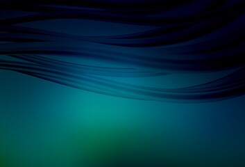 Dark BLUE vector abstract bright texture.