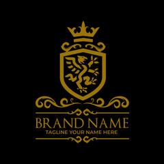 Badges Eagle Heraldic Logo