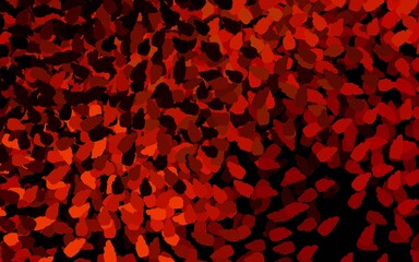Dark Red vector texture with abstract forms.