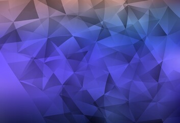 Light Purple vector texture with triangular style.