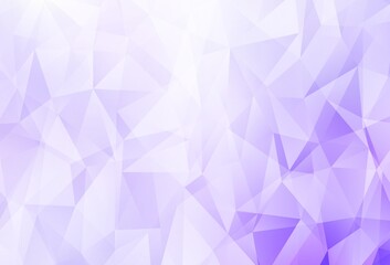 Light Purple vector low poly background.