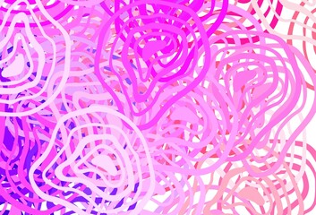 Light Purple, Pink vector pattern with random forms.