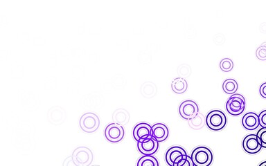 Light Purple vector backdrop with dots.
