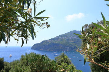 Fototapeta na wymiar Ischia island - view from castle Aragonese, Italy