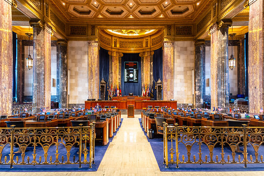 house of chambers in Louisiana State Capitol