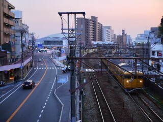夕暮れの尾道