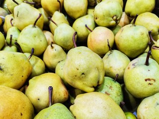 Green pears.