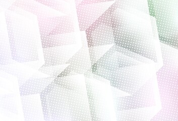 Light Pink, Yellow vector texture with colorful hexagons.