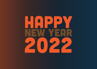 Happy new year letters banner, vector art, and illustration. can use for, landing page, template, UI, web, mobile app, poster, banner, flyer, background