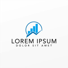 Fototapeta premium Financial Logo Design Template Vector