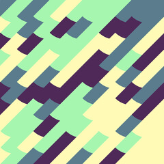 Abstract Geometric Pattern generative computational art illustration