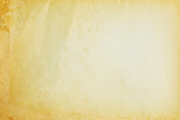 Old yellowed paper background texture