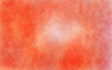 Red watercolor background Texture for design. Can be used as background, wallpaper. Painted red wall background.