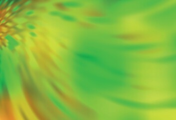 Light Green, Yellow vector abstract blurred background.