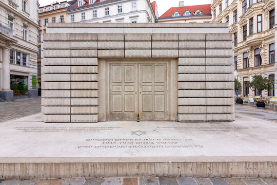 Jewish Museum On Judenplatz Square In Vienna, Austria