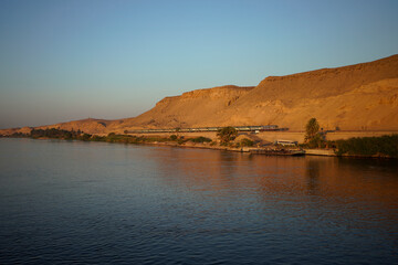 Sunset in Nile River, 2021.