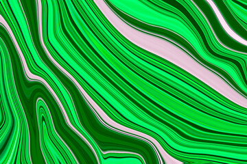 Fluid art. Marble ink colorful. Green marble pattern texture abstract background. can be used for background or wallpaper, Flow ink