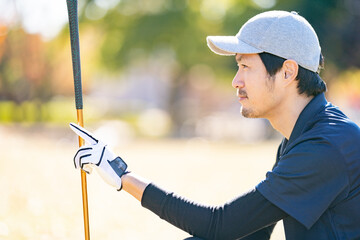ゴルフ, ゴルファー, プロゴルファー, スポーツ, 人, 人物, 日本人, 帽子, 男, 男性, ナイスショット, 日本, golf, golfer