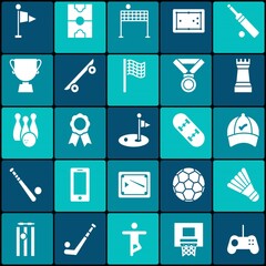Sports icons. Vector set