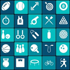 Sports icons. Vector set