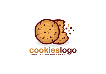 Cookies logo design vector illustration