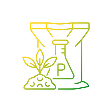 fertilizer bag plant growth gradient outline clip art preview