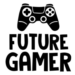 future gamer logo inspirational quotes typography lettering design