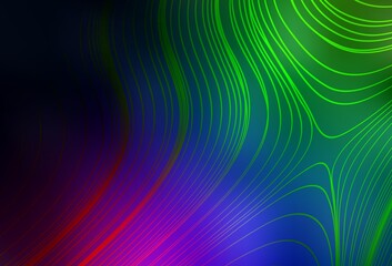 Obraz premium Dark Multicolor vector abstract bright texture.