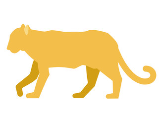 トラのシルエットイラスト