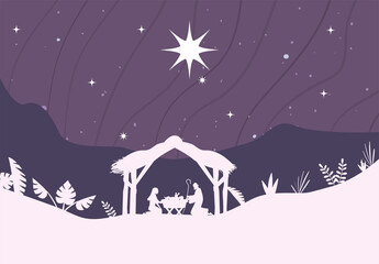 nativity manger scene