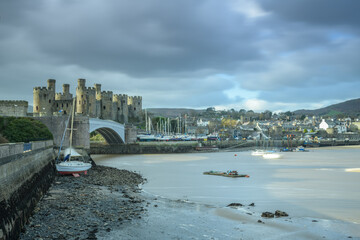 Conwy Castle on an Autumn Day