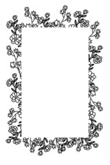 black and white vegetable set