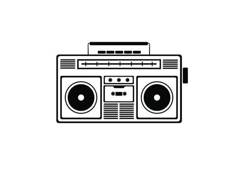 boombox silhouette