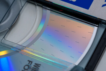 Recording surface of MO disc (magneto-optical disc)