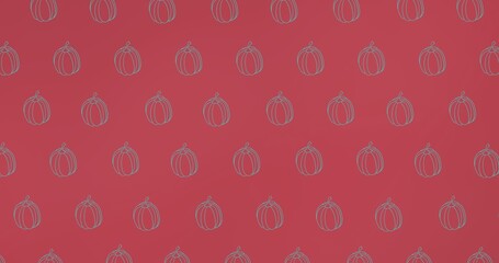 Full frame shot of squash pattern on red background with copy space