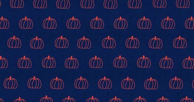 Full frame shot of squash pattern on blue background with copy space