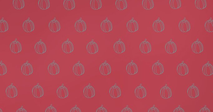 Full frame shot of squash pattern on red background with copy space