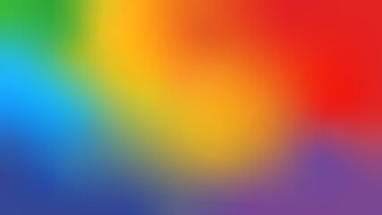 Smooth and blurry colorful arbitrary line gradient background. Vector illustration with bright rainbow colors. Easy editable soft colored bright banner template. Premium quality.