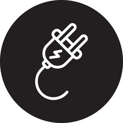 Plug glyph icon