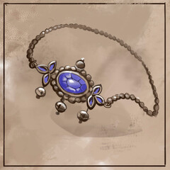 vintage women's pendant neck decoration