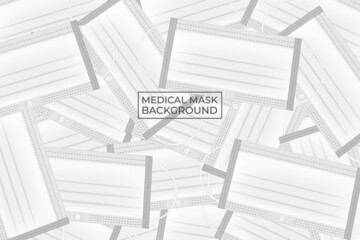 Medical mask background design