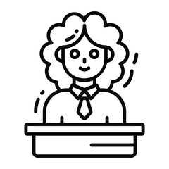 judge Copyright law, intellectual property icon