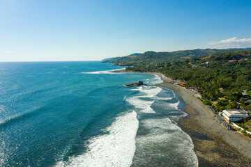Ocean View of El Salvador Beach - obrazy, fototapety, plakaty