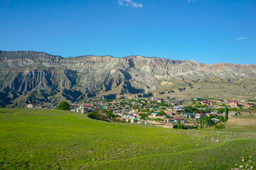 Beautiful landscape of the Salta village in Dagestan