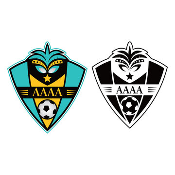 logo emblem icon vector suitable for football club sports