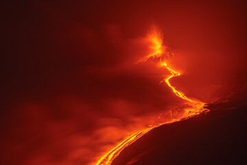 Etna eruption