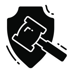 judge hammer Copyright law, intellectual property icon